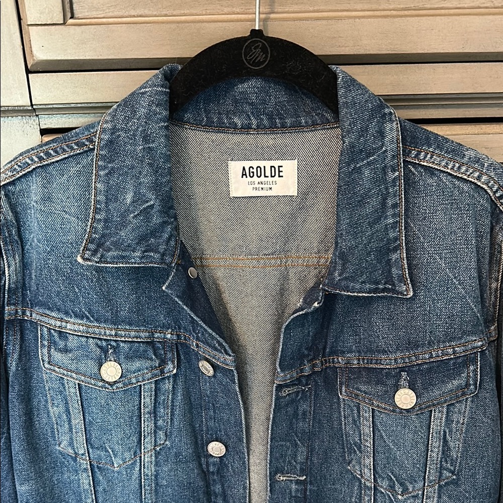 Agolde Classic Blue Denim Jacket